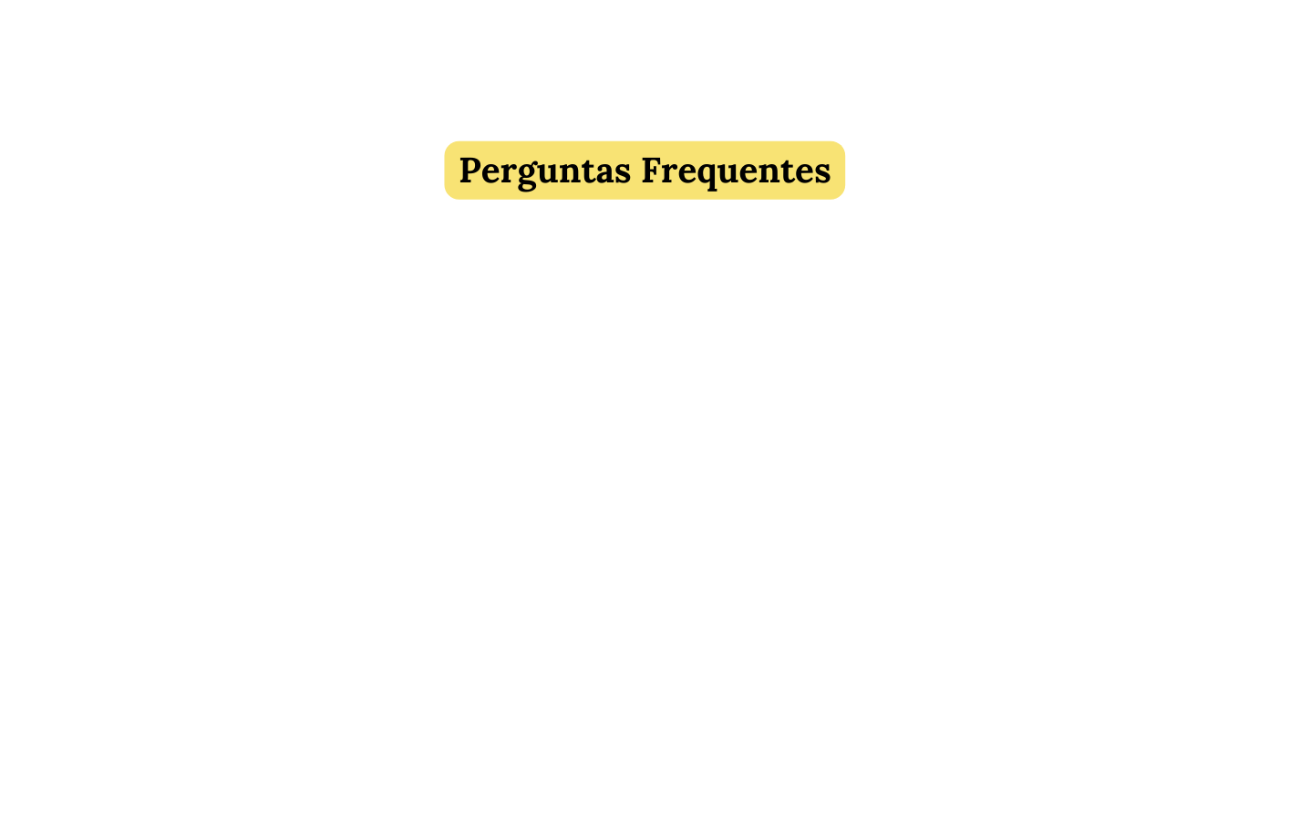 Perguntas Frequentes